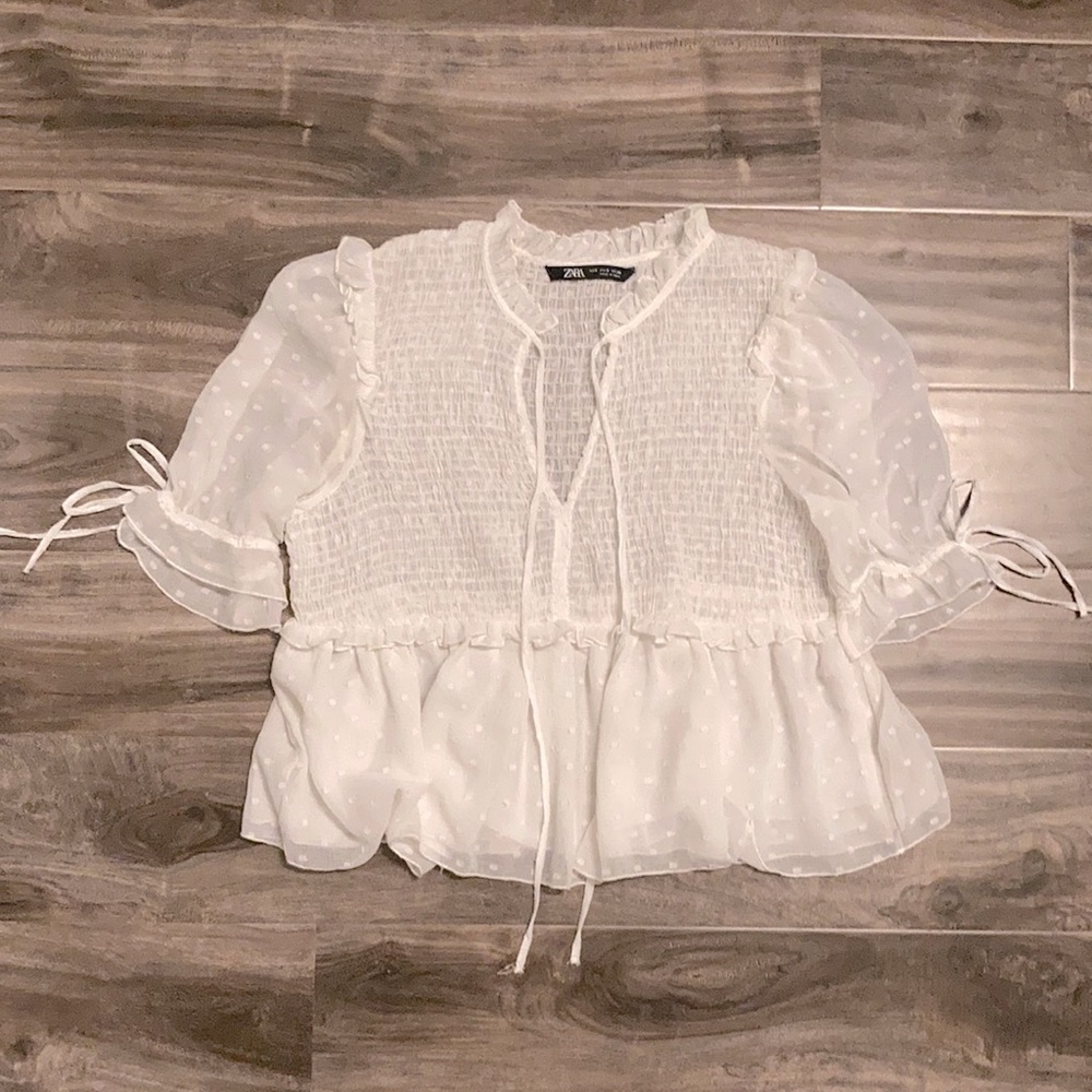 Zara Sheer Blouse